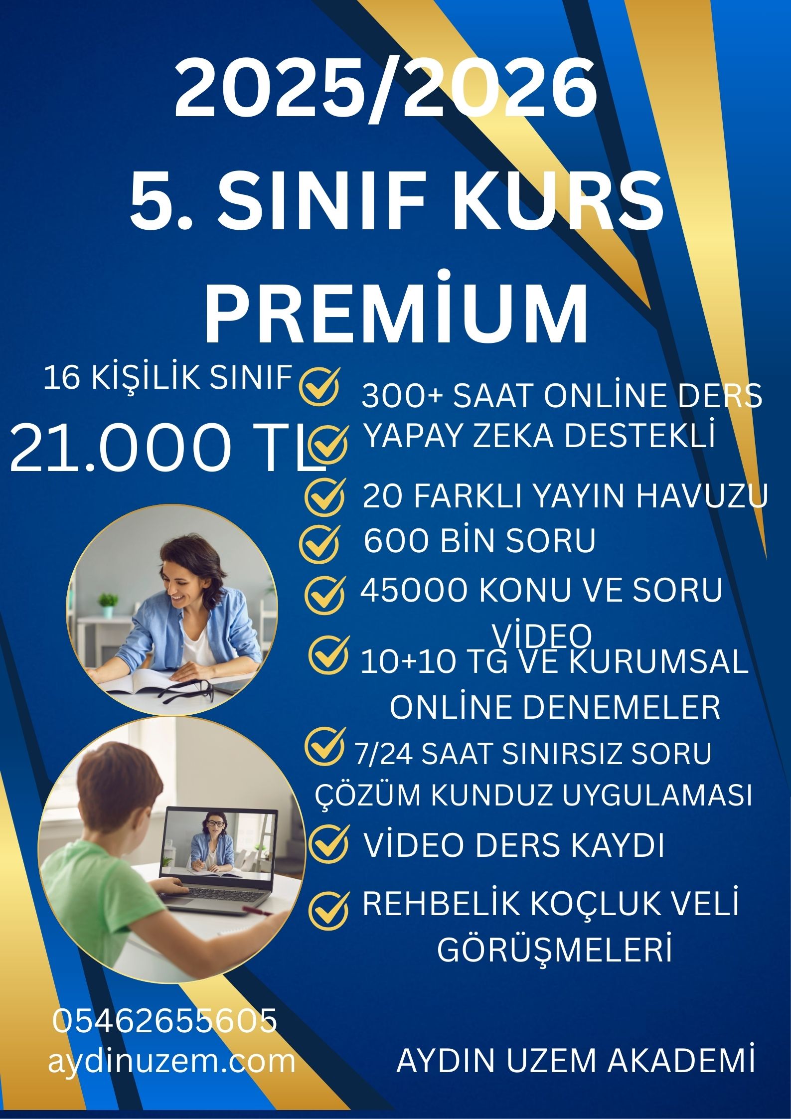 5. SINIF 2025/2026 KURS PREMİUM