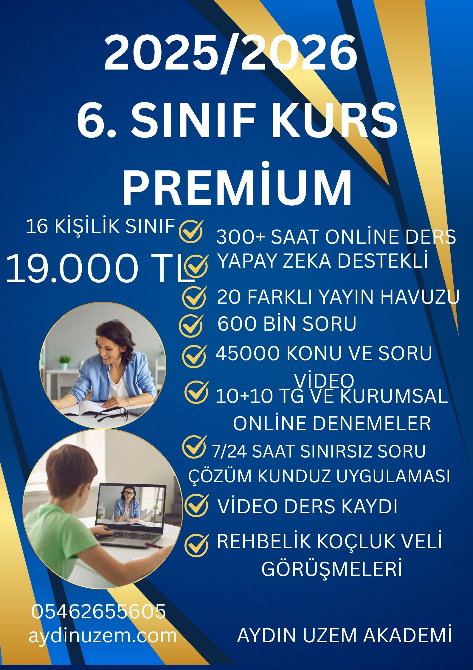 6. SINIF 2025/2026 KURS PREMİUM