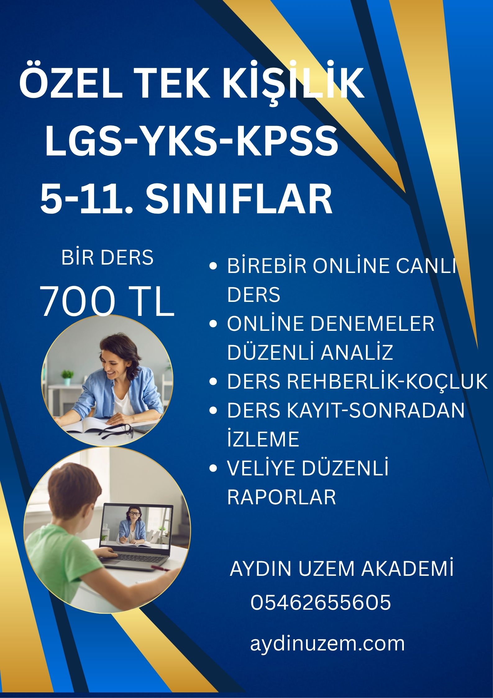 ÖZEL TEK KİŞİLİK SINIF-BİREBİR ÖZEL DERS