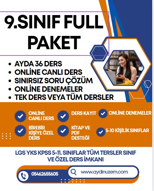 9. SINIF KURS VİP