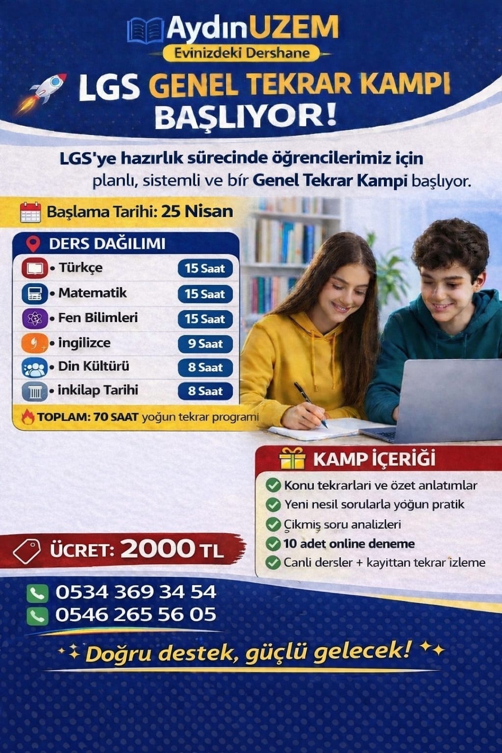 LGS TEKRAR KAMP 70 DERS